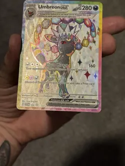 Pokemon Prismatic Evolutions Umbreon ex 176 SVP176 Figure Collection Promo NM - Image 2