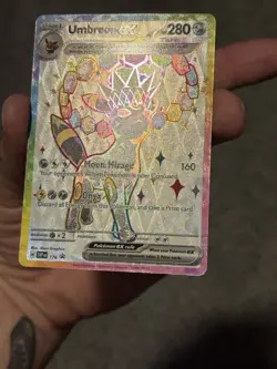 Pokemon Prismatic Evolutions Umbreon ex 176 SVP176 Figure Collection Promo NM - Image 3