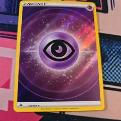 Psychic Energy (Texture Full Art) 156/159 Ultra Rare Crown Zenith Pokemon TCG - Image 1