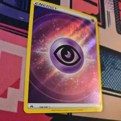 Psychic Energy (Texture Full Art) 156/159 Ultra Rare Crown Zenith Pokemon TCG - Image 3