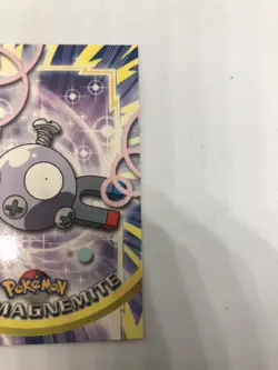 MAGNEMITE #81 2000 Pokemon [Non-Holo] Topps Blue Logo 1st Ed TV Animation - Image 3