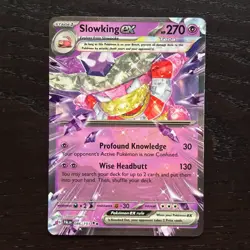 Slowking ex 086/193 Pokemon Paldea Evolved SV02 Double Rare Holo NM - Image 1