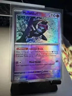 2025 Pokemon Munkidori Master Ball Pattern 044/131 - Prismatic Evolutions - NM - Image 1