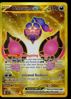 Pokemon Pecharunt ex Gold Secret Rare Holo Sv: Shrouded Fable 095/064 English - Image 1