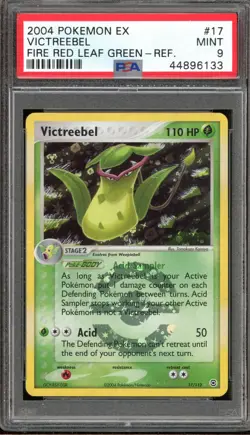 Pokemon Victreebel EX Fire Red & Leaf Green Reverse Holo Rare #17 PSA 9 Mint - Image 1
