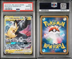 PSA 10 Pikachu & Zekrom GX 031/095 Tag Bolt Pokemon Japanese Tag Team Gem Mint - Image 3