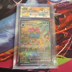 Pokemon TCG: Venusaur EX 198/165 SIR 151 - ENGLISH ACE 10 perfect 10 - Image 1