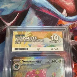 Pokemon TCG: Venusaur EX 198/165 SIR 151 - ENGLISH ACE 10 perfect 10 - Image 3