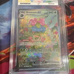 Pokemon TCG: Venusaur EX 198/165 SIR 151 - ENGLISH ACE 10 perfect 10 - Image 4