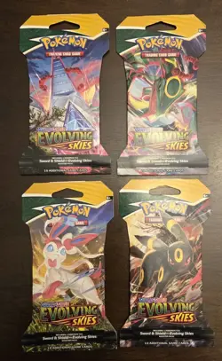 Pokemon Evolving Skies Sleeved Blister Booster Pack New Sealed SEE DESCRIPTION - Image 1