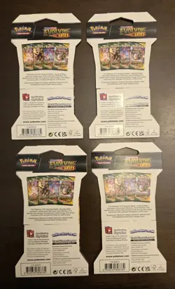 Pokemon Evolving Skies Sleeved Blister Booster Pack New Sealed SEE DESCRIPTION - Image 2