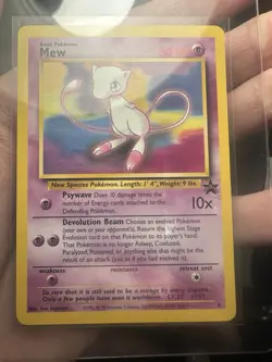 Mew 08/53 Wotc Promo Regular Pokemon Vintage - Image 1