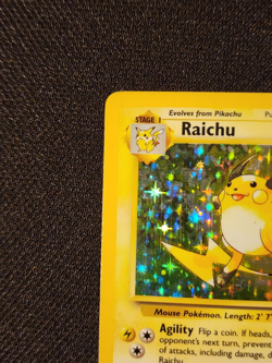 Raichu Holo Rare 14/102 Base Set Unlimited Edition Pokemon TCG - WOTC - See pics - Image 5