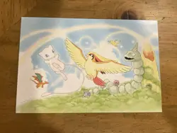 1999 Mew Pokemon Japanese Southern Islands Rainbow Island Sky Vintage NM - Image 4