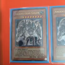 3x Yugioh! Ancient Gear Golem TLM-EN006 Ultra Rare Unlimited NM - Image 2