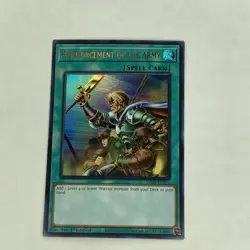 Yu Gi Oh Reinforcement of The Army Ultra Rare (RA01-EN051) 1st Edition (NM) - Image 1