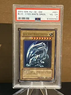 Blue-Eyes White Dragon SDK-001 Starter Deck: Kaiba PSA 4 - Image 5