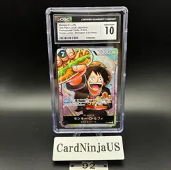 CGC GEM MINT 10 MONKEY D. LUFFY #P-075 SAIKYO JUMP PROMO 2024 ONE PIECE JPN 92 - Image 1
