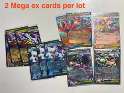 Mega Evolution Bulk Lot 100+ Cards Common Uncommon Rare Holo Mega Ex Pokemon - Image 3