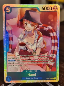 Nami OP11-054 SR Foil | A Fist of Divine Speed | One Piece Card English - Image 1