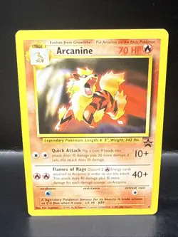 Pokemon Card - Arcanine WoTC Black Star Promo 6 Non Holo D - Image 1