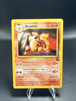 Pokemon Card - Arcanine WoTC Black Star Promo 6 Non Holo D - Image 3