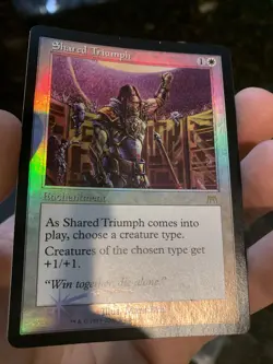 Shared Triumph FOIL Onslaught White Rare MAGIC THE GATHERING CARD ABUGames - Image 2