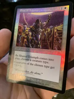 Shared Triumph FOIL Onslaught White Rare MAGIC THE GATHERING CARD ABUGames - Image 3