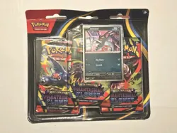 Pokemon TCG Phantasmal Flames - 3-Pack Blister - Sneasel Promo Card Sealed New - Image 1