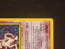 Pokemon TCG Card Mewtwo - 10/102 Base Set Unlimited - Holo Rare HP - Image 3