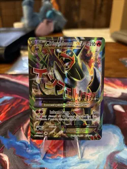 M Houndoom EX Full Art Holo Card 154/162 Breakthrough - Image 1