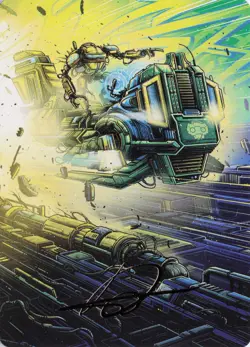 Guidelight Pathmaker Art Card (Gold-Stamped), #46, Art Series: Aetherdrift - Image 1