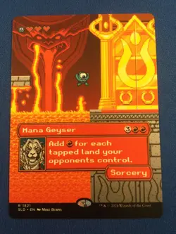 Mana Geyser Secret Lair Pixel Perfect - NM - Image 1