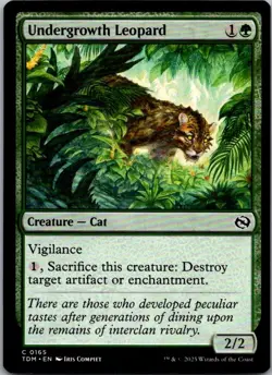 Undergrowth Leopard C Tarkir: Dragonstorm 165 NM - Image 1