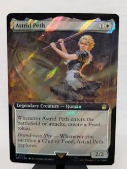 Astrid Peth - Extended Art Surge Foil MTG Universes Beyond Doctor Who Unplayed - Image 1