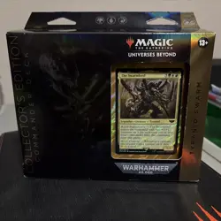 Magic the Gathering Warhammer COLLECTOR 40,000 Commander Deck Tyranid Swarm NEW - Image 1