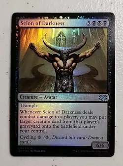 MTG Scion of Darkness Double Masters Foil - Image 1