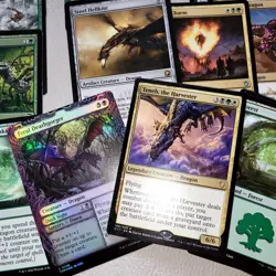 Whole COMMANDER Magic Deck - Heaven to Earth Games = Abzan DRAGON's DRAKES - Image 1