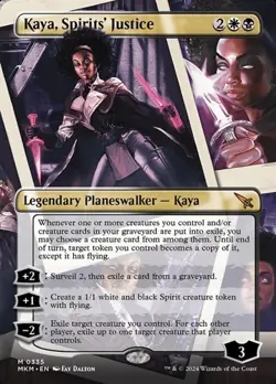 Kaya, Spirits' Justice - Foil Extended Art MKM NM MTG - Image 1