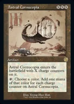 Astral Cornucopia - Foil Schematic Retro Frame BRR NM MTG - Image 1