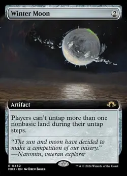 Winter Moon - Foil Extended Art MH3 NM MTG - Image 1