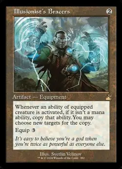 Illusionist's Bracers - Foil Retro Frame RVR NM MTG - Image 1