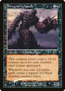 Diregraf Colossus - Foil Retro Frame Secret Lair NM MTG - Image 1
