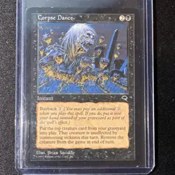 Magic: The Gathering Corpse Dance Black Instant 1997 Brian Snoddy English - Image 1