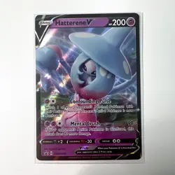 Hatterene V - SWSH055 - Pokemon Sword & Shield Promo Ultra Rare Holo Card NM - Image 1