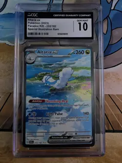 Pokemon TCG Altaria ex 253/182 S&V Paradox Rift SIR CGC 10 Gem Mint - Image 1