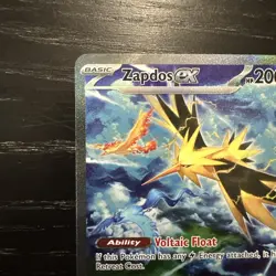 Pokemon Zapdos ex Ultra Rare Full Art Holo Scarlet & Violet 151 Card - Image 3
