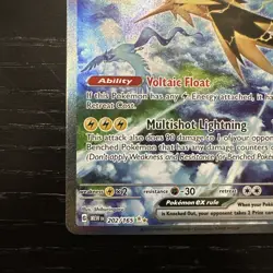 Pokemon Zapdos ex Ultra Rare Full Art Holo Scarlet & Violet 151 Card - Image 4