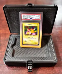 1998 POKEMON JPN PROMO WHITE STAR-2ND ANNIV. #25 PIKACHU BIRTHDAY PSA 10 Fresh - Image 3