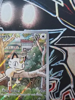 Pokemon TCG Meowth Full Art Holo ME02 Phantasmal Flames 106/094 NM - Image 4